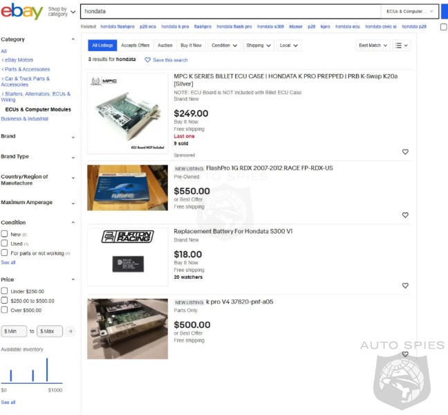 Ebay Begins Banning Car Tuners From Market